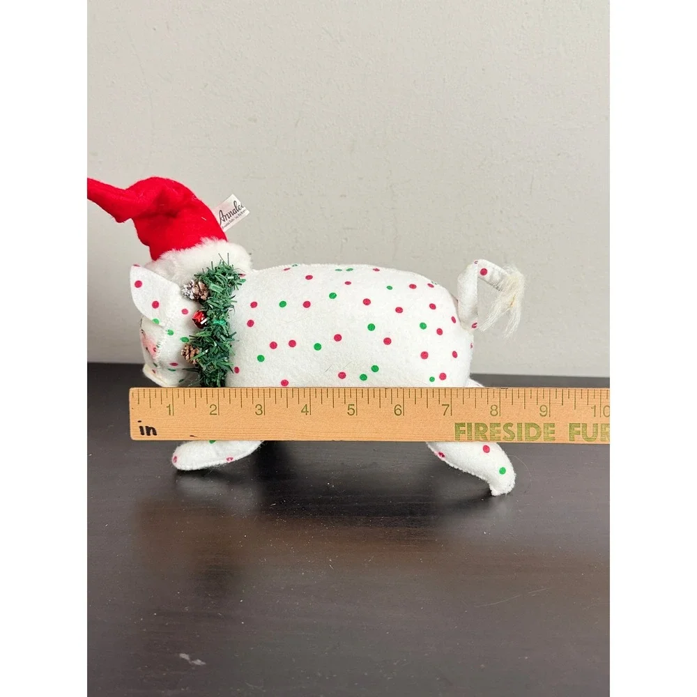 VTG Annalee Mobilitee Dolls Santa Christmas Wreath Pig Hog Piglet 2006 8